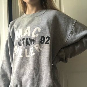 mac miller crewneck